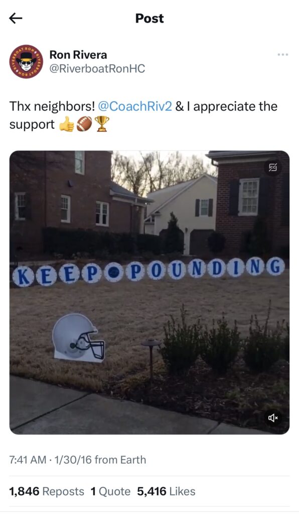 Screenshot of a video tweet