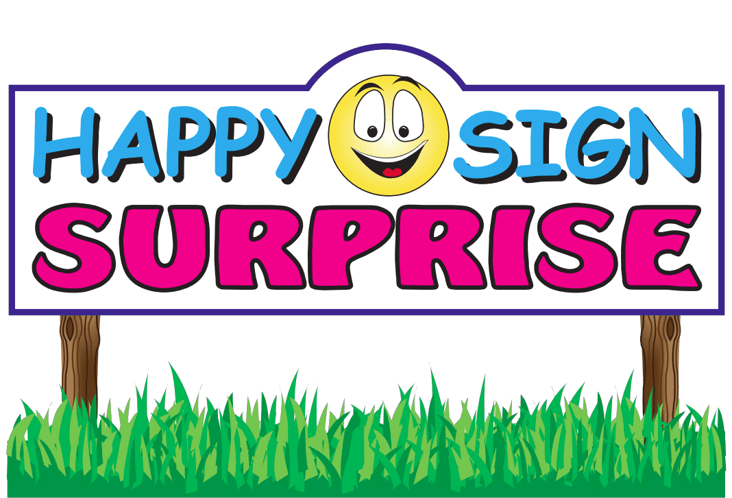 Happy Sign Surprise